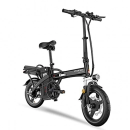 OQJUH Fahrräder OQJUH Elektrofahrräder für Erwachsene, kohlenstoffreiche Stahl-Ebikes-Fahrräder All Terrain Folding Lithium-Ionen-Batterie Mountain Ebike für Herren, Endurance150kM