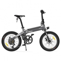 OUXI Elektrofahrräder OUXI HIMO C20 E-Bike, Zusammenklappbares 20 Zoll Elektrofahrrad mit 250W 10Ah Lithium Batterie Shimano 6-Gang für Erwachsene City Commuting-Grau