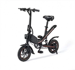 OUXI Fahrräder OUXI V1 Elektrofahrräder für Erwachsene, Fat Tire Folding Bike mit 350 W 7.8AH Hochwertige Lithiumbatterie, Stilvolles Ebiike mit Einzigartigem Design, Höchstgeschwindigkeit 25 km / h (Black)