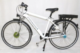 Power Bike Fahrräder PB Elektrofahrrad Cross Men, Nexus 7G mit 36V / 10.4Ah Gepcktrgerakku, SPK Edition weiss
