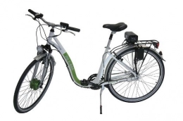 Power Bike Fahrräder PB Elektrofahrrad Easy Step Lady, Shimano Nesux 7G mit 24V / 11, 6Ah, grn / weiss