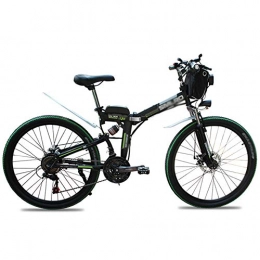 PHASFBJ Fahrräder PHASFBJ 26 Zoll Klappbares E-Bike, Elektrofahrrad Ebike Mountainbike mit Shimano 21 Gang-Schaltung 350W Motor 48V 15AH Lithium-Lonen-Akku Elektro Fahrrad, #3, 36V8AH