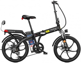 PIAOLING Fahrräder PIAOLING Leichtgewicht 20-Zoll-E-Bike for Erwachsene, E-Pendel Fahrrad mit 48V Wechselakku, 250W Brushless Motor, LCD-Digital-Instrumente, Folding Elektro-Fahrrad Bestandskalance.