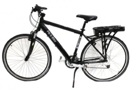 Power Bike Fahrräder Power Bike PB Elektrofahrrad 350W Cross Men, mit Hinterradmotor, 36V / 10, 4Ah Gepäckträgerschubakku, schwarz