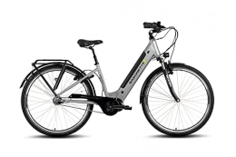 SAXONETTE Elektrofahrräder Premium Plus | SFM Mittelmotor | E-Bike | Pedelec | 50 cm | 7-Gang Nabenschaltung | 522 Wh (Silber)