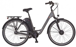 Prophete Fahrräder Prophete Damen GENIESSER e9.5 City E-Bike 28" Elektrofahrrad grau matt RH 49 cm