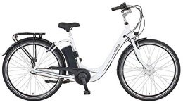 Prophete Elektrofahrräder Prophete Geniesser City E-Bike 28", Unisex Elektrofahrrad, für Damen und Herren, BLAUPUNKT Vorderradmotor, weiß
