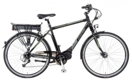 Prophete Fahrräder Prophete Herren E-Bike Alu-Trekking 28 Zoll E-Novation Mittelmotor Licensed By Jd, Glanzschwarz, Rahmenhöhe: 52.0 cm, Reifengröße: 28 Zoll (71 cm), 51054