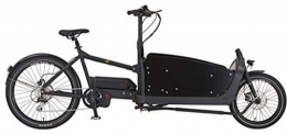 Prophete Elektrofahrräder Prophete Unisex Erwachsene Cargo E-Bike 1.0 Elektrofahrrad schwarz matt RH 48 cm