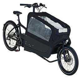 Prophete Elektrofahrräder Prophete Unisex – Erwachsene Cargo Plus 22.ETL.10 E-Bike 20" / 26" AEG ComfortDrive, schwarz matt