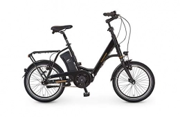 Prophete Fahrräder Prophete Unisex Erwachsene GENIESSER e9.0 City E-Bike 20" Elektrofahrrad glanzschwarz RH 46 cm