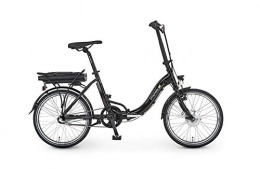 Prophete Fahrräder Prophete Unisex Erwachsene GENIESSER e9.2 City E-Bike 20" Elektrofahrrad glanzschwarz RH 39 cm