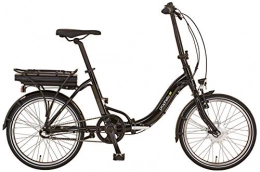 Prophete Fahrräder Prophete Unisex – Erwachsene URABNICER ESU.10 Urban E-Bike 20" BLAUPUNKT VR-Motor, schwarz, RH 39