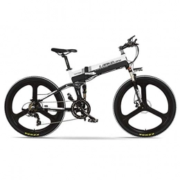 Qinmo Fahrräder Qinmo 26-Zoll-Faltbare Elektro-Fahrrad, Elektro-Mountainbike, vorne und hinten Scheibenbremsen, 48V 400W-Motor, mit LCD-Display, Outdoor-Sport Reiten (Color : B)