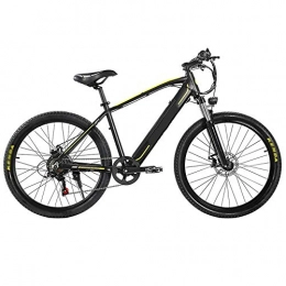Qinmo Fahrräder Qinmo 27.5 '' Electric Mountain Bike Removable, Lithium-Ionen-Akku (48V 350W), E-Bike 27 Speed ​​Gear, vorne und hinten hydraulische Scheibenbremsen