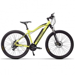 Qinmo Fahrräder Qinmo Elektro-Mountainbike, 350W 29 ‚‘ Elektro-Fahrrad mit Wechsel 36V 13AH Lithium-Ionen-Akku for den Sport im Freien Reiten Pendel (Color : Yellow)