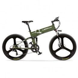 Qinmo Elektrofahrräder Qinmo Faltbare Elektro-Fahrrad, 26-Zoll-Elektro-Mountainbike, vorne und hinten Scheibenbremsen, geeignet for Männer, Frauen, Outdoor-Sport Reiten (Color : B)