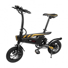 Qnlly Elektrofahrräder Qnlly Elektrisches unterstütztes Fahren 250W 6Ah Ebike, elektrisches Faltrad mit LED-Scheinwerfer für Erwachsene, vordere und hintere mechanische Scheibenbremsen, elektrische Fahrräder