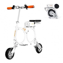 Qnlly Fahrräder Qnlly Leichtes zusammenklappbares Elektrofahrrad mit 15 Meilen Reichweite und Tragetasche, herausnehmbarer Lithium-Ionen-Akku mit 247, 9 Wh, Ladefunktion für Schätze, nur 11, 5 kg