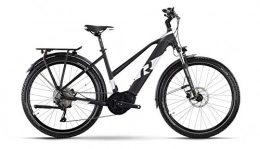RAYMON Fahrräder RAYMON Crossray E 6.0 27.5'' Damen Pedelec E-Bike Trekking Fahrrad schwarz / weiß 2021: Größe: 52 cm / L