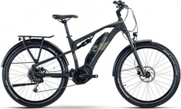 RAYMON Elektrofahrräder RAYMON Crossray E FS 4.0 27.5'' Pedelec E-Bike Trekking Fahrrad schwarz / grÃŒn 2021: Größe: 52 cm / L