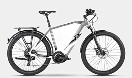 RAYMON Elektrofahrräder RAYMON E-Tourray 8.0 Damen Pedelec E-Bike Trekking Fahrrad grau / weiß 2019: Größe: 48cm