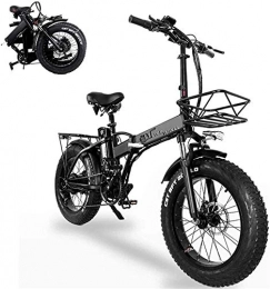 RDJM Fahrräder RDJM Ebike e-Bike, 20-Zoll-faltbares elektrisches Fahrrad mit 48V Movable 15Ah Lithium-Ionen-Batterie-Berg Elektro-Fahrrad, ausgerüstet mit elektronischen Geräten und abnehmbaren Einzeln Fahrrad