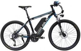 RDJM Elektrofahrräder RDJM Ebike e-Bike, 26 '' Electric Mountain Bike Brushless Getriebemotor Große Kapazität (48V 350W 10Ah) 35 Meilen Reichweite und Doppelscheibenbremsen Alloy Elektro-Fahrrad (Color : Black Blue)