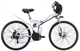 RDJM Elektrofahrräder RDJM Ebike e-Bike, Motorunterstütztes Fahrrad 26 Zoll hohe Kohlenstoffstahl 350 W / 500 W Motor spreizt leicht kompakte wechselbare Lithium-Batterie 48V Falten Berg elektrische Faltrad