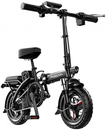 RDJM Fahrräder RDJM Ebike e-Bike Schnelle E-Bikes for Erwachsene Kleine Elektro-Fahrrad for Erwachsene, 14" Elektro-Fahrrad / Pendeln Ebike Fahrtstrecke 30-140 km, 48V-Batterie, 3-Gang Getriebe Gears