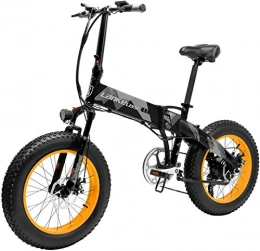 RDJM Fahrräder RDJM Ebike e-Bike, Upgrade-48V 1000W Electric Mountain Fahrrad, 20 Zoll Fat Tire E-Bike (Speed ​​35km / h) Cruiser Mens Sport Bike Full Suspension Lithium-Batterie MTB Dirtbike (Color : A)