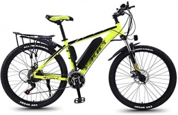 RDJM Fahrräder RDJM Elektrofahrräder 26 ‚‘ E-Mountainbike for Erwachsene, 30 Speed ​​Gear MTB Ebikes und DREI Arbeitsmodi, All Terrain Pendeln Fat Tire Ebike for Männer Frauen Damen (Color : Yellow)