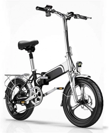 RDJM Fahrräder RDJM Elektrofahrräder Elektro-Fahrrad, Folding Soft-Schwanz Erwachsene Fahrrad, 36V400W / 10AH Lithium-Batterie, Handy USB-Lade- / vorne und hinten LED Lichter, Stadt-Fahrrad