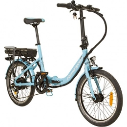 REMINGTON Fahrräder REMINGTON City Folder 20 Zoll Faltrad E-Bike Klapprad Pedelec StVZO Elektrofaltrad, Farbe:blau