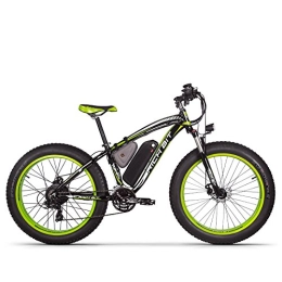 RICH BIT Fahrräder Rich Bit Elektrofahrrad RT-022 bürstenloser Motor 48 V * 17 Ah LG Li-Akku Intelligentes E-Bike Doppelscheibenbremse Shimano 21-Gang (Black-Green)