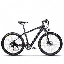 Unbekannt Fahrräder RICH BIT® Mountain E-Bike tp-800 250 W * 36 V LG Akku verdeckter in Rahmen 7 Gängen 66 cm Rad Bremse, grau