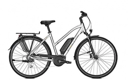 Rixe Fahrräder Rixe Montpellier B8 400 (11, 1 Ah), 8 Gang, Damenfahrrad, Trapez, Modell 2019, 28 Zoll, chromosilver Glossy, 55 cm