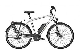 Rixe Fahrräder Rixe Montpellier B8 400 (11, 1 Ah), 8 Gang, Herrenfahrrad, Diamant, Modell 2019, 28 Zoll, chromosilver Glossy, 60 cm