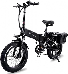 HFRYPShop Elektrofahrräder RX20 20" Klappbares E-Bike, Fat Reifen eBike mit 48V 15Ah Abnehmbarer Lithium Akku 50-80km, Vollfederung & Shimano 7 Gang Getriebe Doppelscheibenbremsen