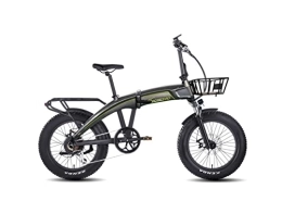 SachsenRad Fahrräder SachsenRAD E-Folding Bike Klapprad F6 Safari Pro 20 Zoll Fatbike StVZO | Interne Kabelführung | Hochwertige Eloxierung | Ebike Elektrofahrräder Klappbar Pedelec e-Fatbike, starker Geländermotor
