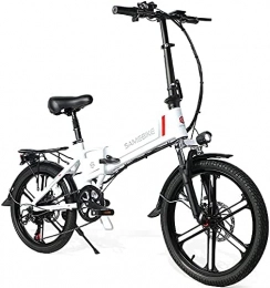 Samebike Fahrräder SAMEBIKE 20LVXD30 E-Bike 20 Zoll Faltbares Elektrofahrrad 48V 10.4Ah Abnehmbarer Akku, Elektrofahrrad für Erwachsene 7-Gang-Shifter City-Elektrofahrrad(Verbesserte Version)