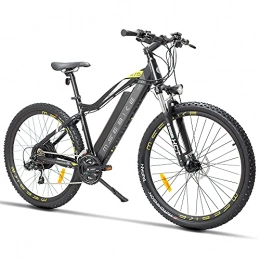 SAWOO Fahrräder SAWOO 27, 5 Zoll Elektrisches Mountainbike 400W 13ah Abnehmbare Batterie-Scheibenbremse, Shimano 21-Gang, Strand-Elektrofahrrad für Erwachsene