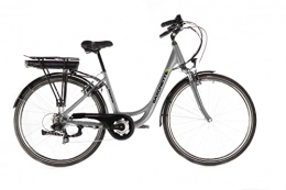 SAXONETTE Fahrräder Saxonette Advanced Sport - E-Bike 36 V 10, 4 Ah 374 Wh Li-Ion - 45 cm (silber)