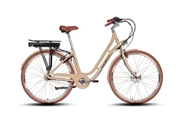 SAXONETTE Fahrräder SAXONETTE Classic Plus 2.0 E-Bike 11, 6 Ah, 418 Wh (Cappuccino glänzend, 45 cm)