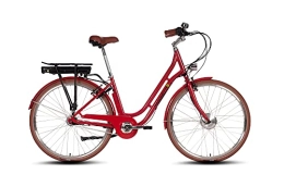 SAXONETTE Fahrräder SAXONETTE Classic Plus 2.0 E-Bike 11, 6 Ah, 418 Wh (rubinrot glänzend, 45 cm)