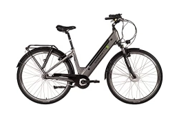 SAXONETTE Fahrräder SAXONETTE Comfort Plus 4.0 E-Bike 45cm - 11, 6 Ah Akku Shimano Nexus 7-Gang m. Rücktritt (Silber matt)