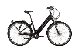 SAXONETTE Elektrofahrräder SAXONETTE Comfort Plus 4.0 E-Bike 45cm - 11, 6 Ah Akku Shimano Nexus 7-Gang (schwarz matt)
