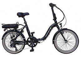 SAXONETTE Fahrräder SAXONETTE Unisex – Erwachsene Compact Klapprad, Schwarz, 20 Zoll