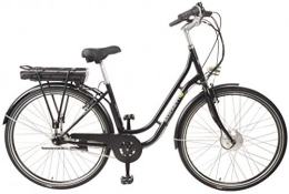 SAXONETTE Fahrräder SAXONETTE Unisex – Erwachsene Fashion Plus 28" Retro E-Bike 11, 6 Ah 7-Gang Shimano Pedelec Elektrofahrrad schwarz, One Size