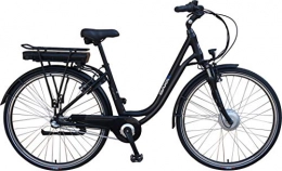SAXXX Fahrräder SAXXX City Light Plus E-Bike Pedelec 10, 4 Ah 374 Wh Elektrofahrrad Shimano Nexus m. Rücktritt (schwarz matt)